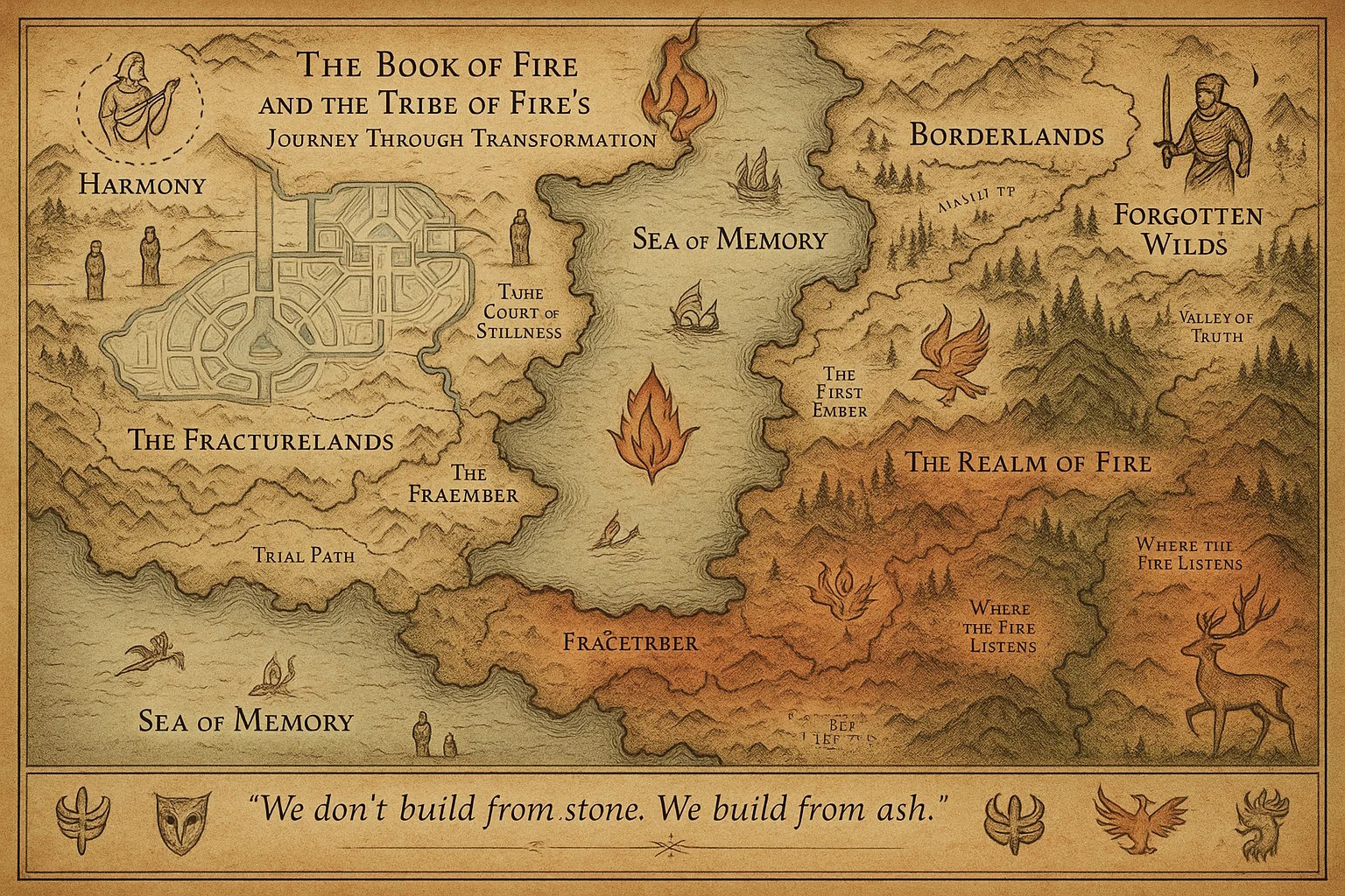 The Book of Fire Map